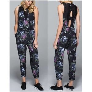Lululemon Party Onesie Jumpsuit, Size 4, Floral
